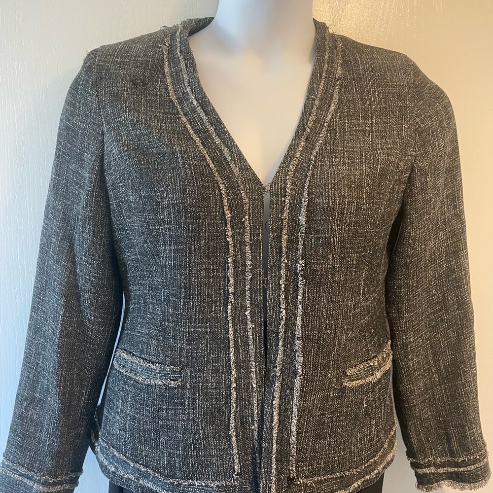 Kasper Black Tweed Blazer